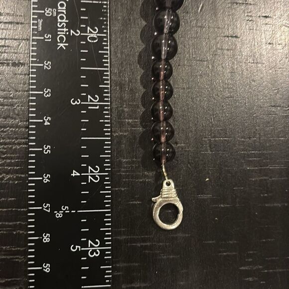 Vintage Native America Indian Jewelry Amethyst Chip Navajo Necklace Southwestern - Picture 7 of 8